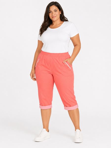 Picture of CURVY GIRL STRETCH BERMUDA ELASTICATED WAIST